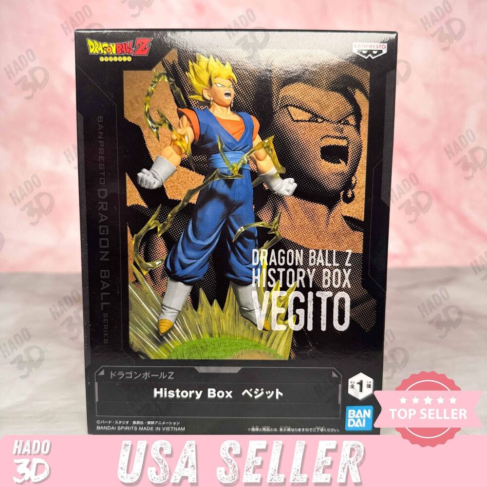 Banpresto Dragon Ball Z History Box Vegito Figure Multicolor Anime PVC Boxed